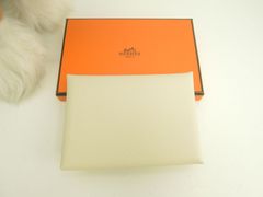 超極美品】HERMES カルヴィデュオ 二つ折り財布 エプソン 焦茶 - メルカリ
