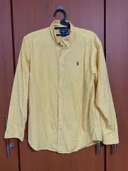 POLO ポロ ラルフローレン イェロー ストライプ シャツ BOYS XL
