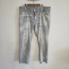 | DSQUARED2/ディースクエアード_Men通販 2ディースクエアード　フォックスファーポケットデニムサイズ38 DSQUARED Light London Wash Diagonale パンツ