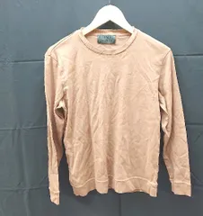 ◇ FORMAL JERSEY クルーネック　シンプル 長袖 トレーナー カットソー サイズL/XL キャメル レディース E  【1301120020930】のサムネイル
