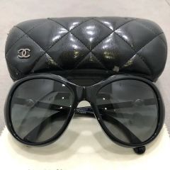 CHANEL サングラス パール付ブラック 5338H 新品訳あり ポラライド