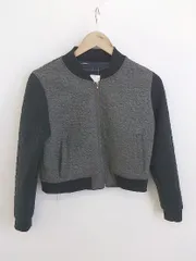 ◇ AS KNOW AS アズノゥアズ キルティング 長袖 ブルゾン グレー系 ブラック レディース P  【1301170006618】のサムネイル