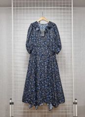 未使用級 ローラアシュレイ ロングワンピース シャツ 花柄✨ - メルカリ