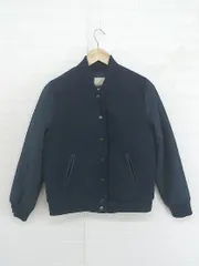 ◇ OLIVE des OLIVE オリーブ デ オリーブ 切替 長袖 スタジャン ネイビー系 レディース P  【1301170009879】