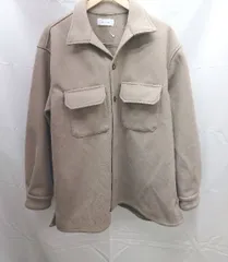 ◇ remer リメール シンプル 起毛 厚手 長袖 ジャケット サイズM ベージュ レディース E  【1301170012008】