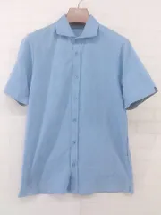 ◇ MK MICHEL KLEIN HOMME ミッシェルクランオム 総柄 半袖 シャツ サイズ40 ブルー メンズ P  【1301180009142】のサムネイル