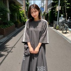 OKIRAKU SHOULDER LINE LAYERED DRESS - メルカリ