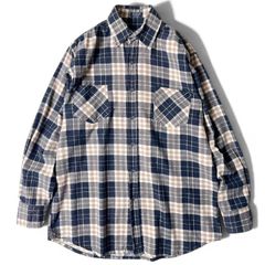 美品 Rafu ラフ ダメージ加工 オンブレチェック ウエスタンシャツ