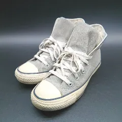 ◇ CONVERSE ALL STAR ブランドロゴ入り　ハイカット スニーカー サイズ23 グレー レディース E  【1301230014898】のサムネイル