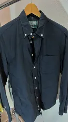 h205◆ Gitman Bros ギットマン ブロス ◆コットンシャツ黒 しっかりした厚手コットンシャツのサムネイル