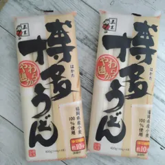 五木食品 博多うどん100g×4束 2袋セット メール便送料無料 ポイント消化 乾麺のサムネイル
