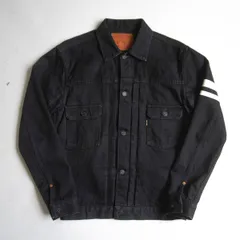 【美品】桃太郎ジーンズ 【B2105SP TYPE 2ND ブラックデニムジャケット】40 MOMOTARO JEANS 26050318のサムネイル