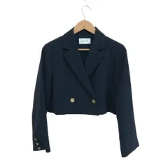 FRAY I.D フレイアイディー ショートツイルジャケット サイズ:1  FWFJ251141/25SS   ブラック/ネイビー レディース / 240001204254のサムネイル