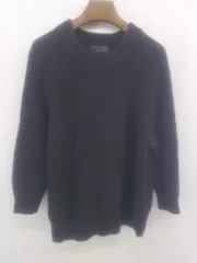 ◇ URBAN RESEARCH DOORS オーバーサイズ 長袖 ニット セーター サイズONE ネイビー系 レディース P  【1301240006388】