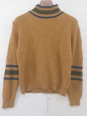 ◇ Ray BEAMS レイ ビームス ハイネック 長袖 ニット セーター オレンジ ブラウン系 レディース P  【1301240005688】