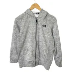 ザノースフェイス THE NORTH FACE スクエアロゴフルジップ パーカー 長袖 NTJ12116 男の子 150 グレー
