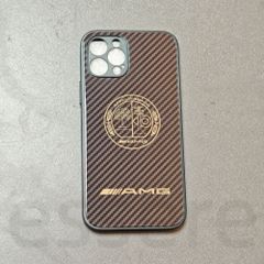 iPhone12Pro 케이스 AMG 애플 트리 스마트 폰 케이스 아이폰 케이스 내충격 유리 케이스 하드 케이스 카본 무늬