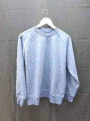 ◇ BACK NUMBER クルーネック、スエード 長袖 スウェット サイズSMALL ブルー レディースメンズ E  【1301260023860】のサムネイル
