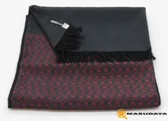エルメス リバーシブル マフラー シルク100%カシミア70%ウール30%【美品】のサムネイル