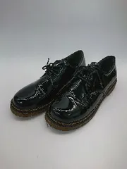 ◇ 美品 SugerSuger　ｼｭｶﾞｰｼｭｶﾞｰ エナメル　ローファー レースアップ　ドレス　シューズ Lサイズ ブラック 女 E  【1301260039069】