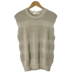 カリテ qualite ベスト ノースリーブニット F ベージュ 3246-00-40013 ■GY43 レディースのサムネイル