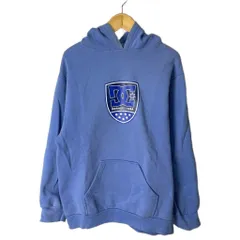 ディーシーシューズ DC SHOES オールドパーカー フーディ プルオーバー ロゴ USA製 長袖 M ブルーのサムネイル