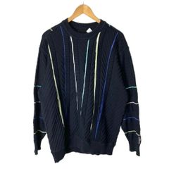 ROE A WEAR XL リブ編みセーター 黒/青 - メルカリ