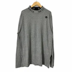 デサント DESCENTE GOLF セーター ニット ハイネック カシミヤ混 XO グレーのサムネイル