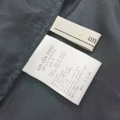 ◇ un dix cors　アンディコール ウエストゴム　シンプル ワイドパンツ サイズF ネイビー レディース E  【1301260044872】