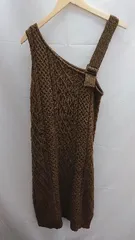◇ PairPair ケーブル　シンプル ノースリーブ ひざ丈 ワンピース サイズF ブラウン系 レディース E  【1301260048566】のサムネイル