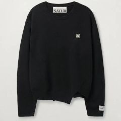SATUR 韓国 トレーナー クラシック ロゴ ベーシック スウェット セター 