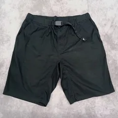 Mark Gonzales マークゴンザレス ハーフパンツ ショートパンツ ロゴ刺繍 ロゴワッペン ブラック ウエスト調節 XL 【0487】のサムネイル