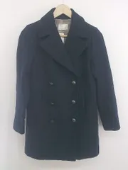 ◇ URBAN RESEARCH lite アーバンリサーチライト ウール 長袖 ピーコート サイズ 36 ネイビー レディース P  【1302020012285】のサムネイル