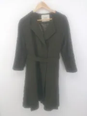 ◇ ◎ Andemiu アンデミュウ ロング 長袖 コート サイズS カーキ系 レディース P  【1302030009275】のサムネイル