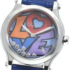 ショパール Chopard 278559-3020 ハッピースポーツ LOVE 36mm ムービング7Pダイヤ 250本限定 自動巻き メンズ 未使用品 箱・保証書_871300のサムネイル