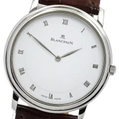 ブランパン Blancpain B0021 1127 55 ヴィルレ ウルトラスリム 手巻き メンズ 保証書付き_900567のサムネイル