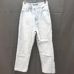 ◇ PAGEBOY ページボーイ ストレート ウォッシュ加工 デニムパンツ サイズM インディゴ レディース E  【1302060014140】
