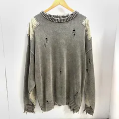 【中古】Danke Schon. ダメージ加工ニット サイズL ベージュ 25A-LKNL041-DS ダンケシェーン[92]のサムネイル