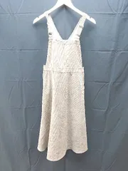 ◇ Lugnoncure ルノンキュール コーデュロイ シンプル フレア ロング ワンピース サイズF ベージュ レディース E  【1302060035282】のサムネイル