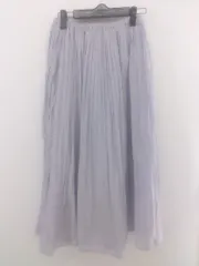 ◇ w closet ダブルクローゼット ウエストゴム ロング ギャザー スカート サイズF ラベンダー系 レディース P  【1302100000058】のサムネイル