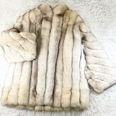 エンバ EMBA ブルーフォックス ファーコート 毛皮コート ジャケット