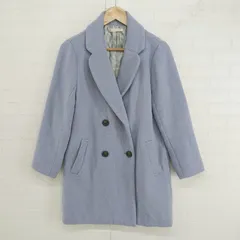 ◇ MAJESTIC LEGON マジェスティックレゴン 長袖 チェスター コート サイズM ブルーグレー系 レディース P  【1302110000284】のサムネイル