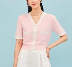 Nicola Short Sleeve Knit Cardigan - メルカリ