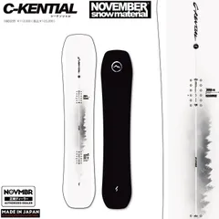 NOVEMBER ノベンバースノーボード　C‐KENTIAL　156CM　シーケンシャル（パウダーボード）26-27【全国送料無料】【チューン無料】2027 正規品　保証書付　/NOV/ノーベン/国産　パウダー【予約商品2026年9月～11月納品】のサムネイル