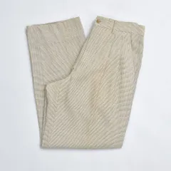80～90s LANVIN CLASSIQUE ランバンクラシック ウール シルクブレンド ツータック ジャガードパターン スラックス パンツ メゾン ヴィンテージ ビンテージ 古着 メンズW31インチ相当のサムネイル