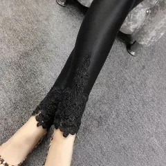 쎄샵 JB024 レイ レギンス 起毛 レギンス ブラック 55반-1個のサムネイル
