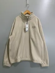 【中古品】 MARITHE FRANCOIS BIRBAUD マリテフランソワジルボー CLASSUC LOGO HALF NECK FLEECE SWEATSHIRT ハーフネックフリーススウェットシャツ 【141-260516-zi-22-min】