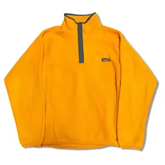 【超希少】patagonia パタゴニア　シンチラスナップT　ポケなしマンゴー　ポルトガル製　　フリースジャケット　ヴィンテージ　メンズ　サイズＭ