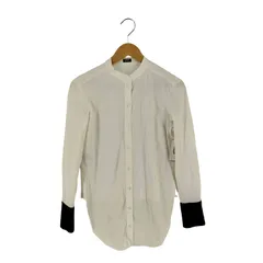 ジルサンダーネイビー JIL SANDER NAVY 袖切替 バンドカラー シャツ レディース  34のサムネイル