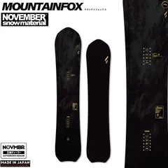 NOVEMBER MOUNTAIN FOX　ノベンバースノーボード　マウンテンフォックス　26‐27【全国送料無料】2027 正規品　/NOV/ノーベン/国産　　オールラウンドパウダーボード【予約商品2026年9月～11月納品】のサムネイル